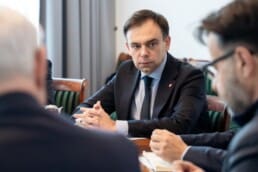 spotkanie z ministrem finansów, krzysztof burda, pire