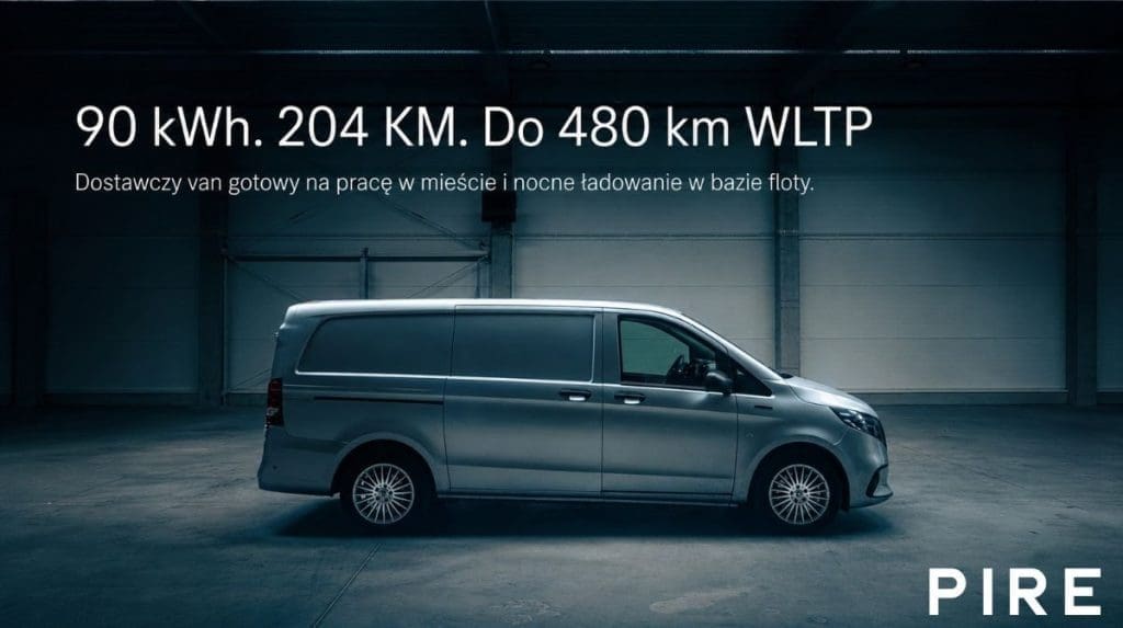 elektryczne auto dostawcze, Mercedes-Benz eVito, elektryczny Mercedes